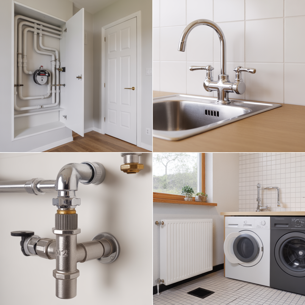 avstangningsventiler i hemmet checklista och placering